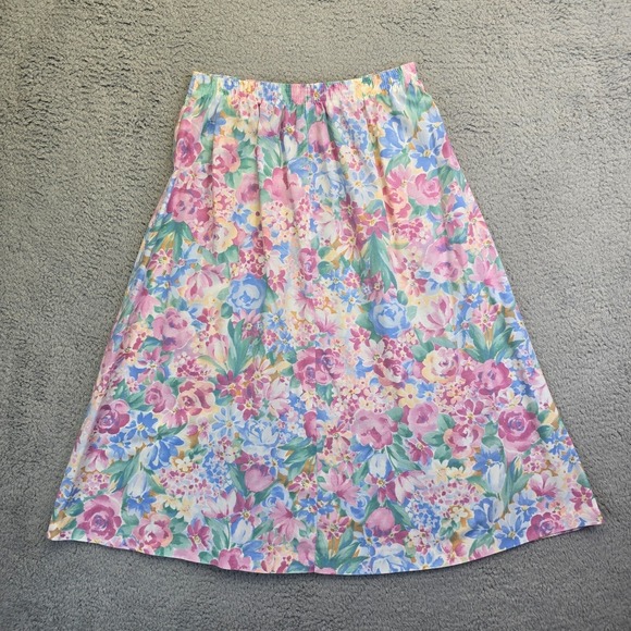 Cricket Lane 2 Piece Set Womens 12 Floral Skirt Top Vintage Cottagecore Pastel‎ - Picture 12 of 16